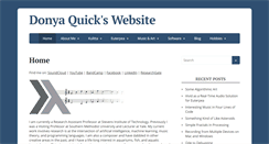Desktop Screenshot of donyaquick.com