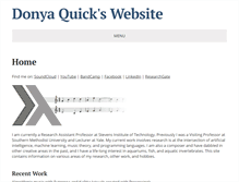 Tablet Screenshot of donyaquick.com